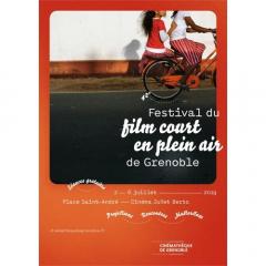 Affiche du Festival du film court en plein air de Grenoble 2019