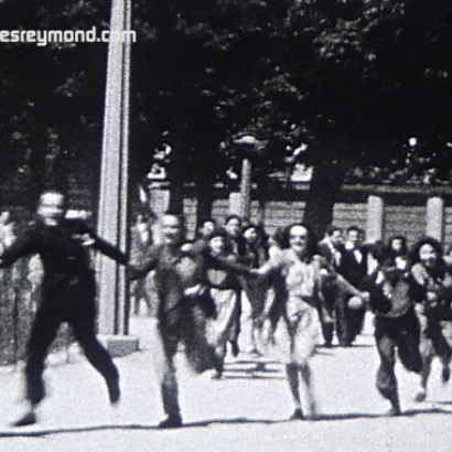 Farandole à la Libération de Grenoble par Auguste Reymond