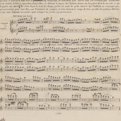 Extrait du Traité d'instrumentation et d'orchestration d'Hector Berlioz
